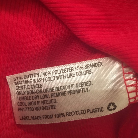 NEW! Women's cotton blend V-neck ruched top - Picture 3 of 4